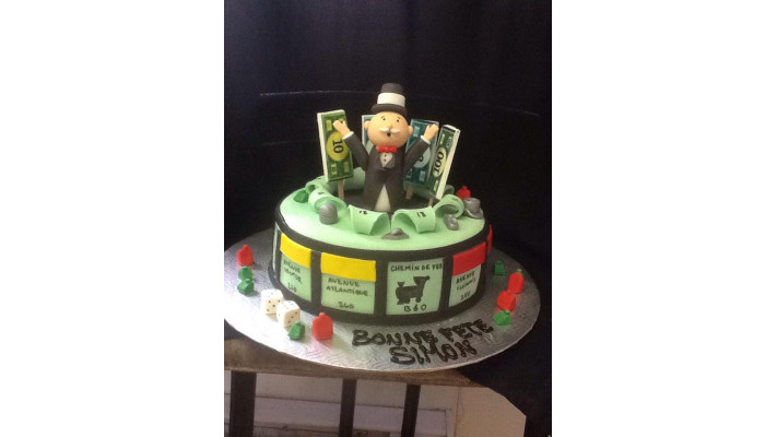 Gâteau Monopoly